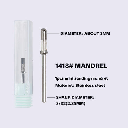 3mm Nail Sanding Bands-80/120/180/240 Grit Mini Nail Drill Bit
