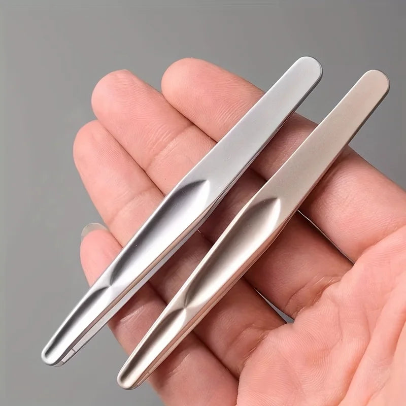 Stainless Steel Eyebrow Clips for Precision Beard and Mustache