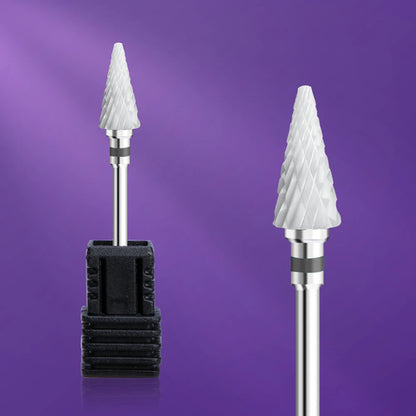 Ceramic Tungsten Carbide Nail Drill Bit Rotate Burr Milling Nail