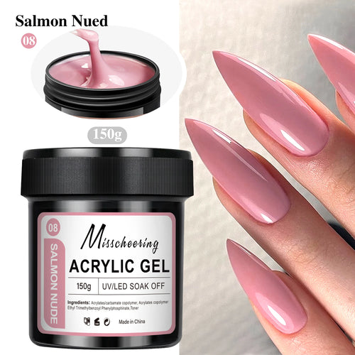 1Jar 100/150g Poly Nail Gel UV LED Cured Builder Nail Gel Acrylic