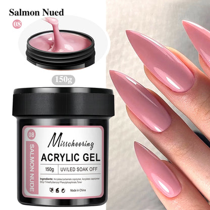 1Jar 100/150g Poly Nail Gel UV LED Cured Builder Nail Gel Acrylic