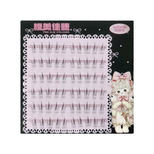 4-6mm No Glue False Eyelashes New Korean Style Lower Lashes Natural