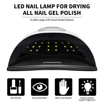SUN X11 MAX Professional Nail Drying Lamp for Manicure 280W Nails Gel