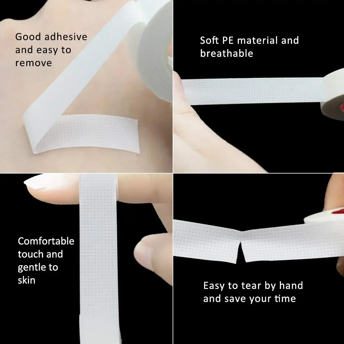 2/3/5 /6Rolls Lint Free Under Eye Pads Breathable Insulating Tape for