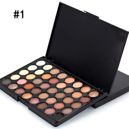 40/74/78 Colors Glitter Eyeshadow Palette Matte Waterproof Long