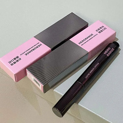 HERORANGE Push-button Mirror Lipstick Moisturizing Long-lasting Lip