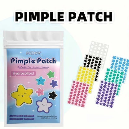 280/1120/1680pcs Seven-Color Star Pimple Patches – Invisible
