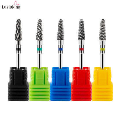 Tungsten Carbide Nail Drill Bits for Gel Polish Removal High Hardness