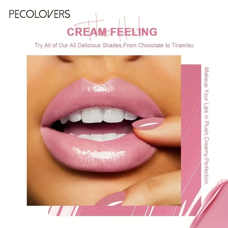 1PC Butter Gloss Non-Sticky Lip Gloss Long Lasting Nude Lip Makeup
