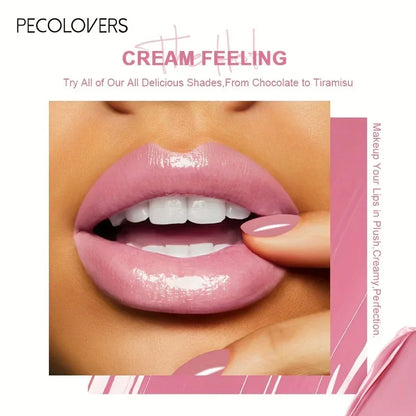1PC Butter Gloss Non-Sticky Lip Gloss Long Lasting Nude Lip Makeup