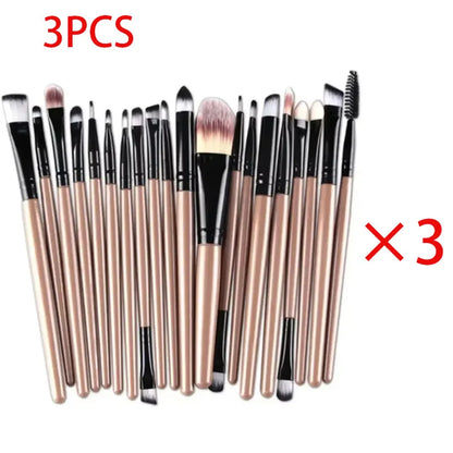 20pcs Eye brush Complete eyeshadow Brush Beauty Tool Explosive neutral