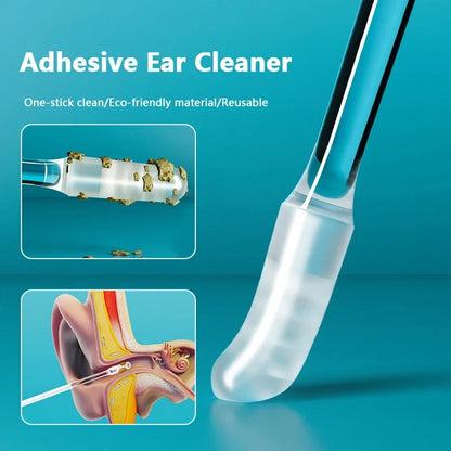 Disposable 24Pcs Silicone EarWax Remover sticky ear pick For Kids