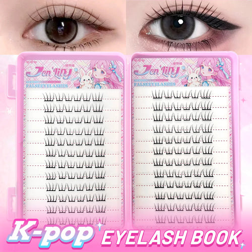 【K-pop 2.0 Style】Self Adhesive False Eyelashes - No Glue Needed Easy