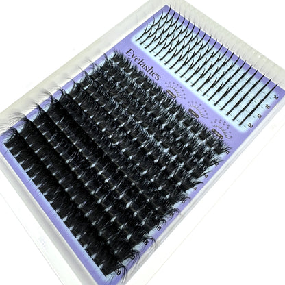 15Rows Lash Clusters Spikes Eyelash Extensions Spiky Lashes Extension