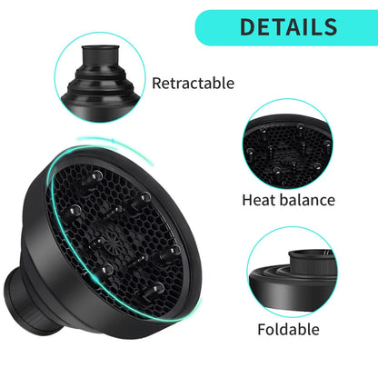 Salon Tool Universal Silicone Hairdryer Diffuser Cover Adjustable