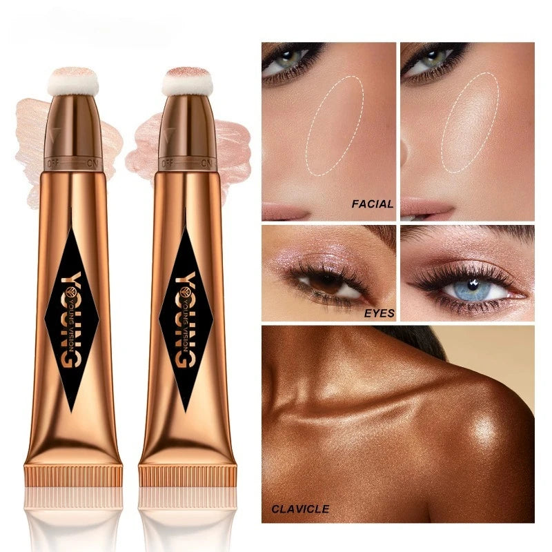 Multifunctional Liquid Blush Face Contour Highlight Eye Shadow Stick
