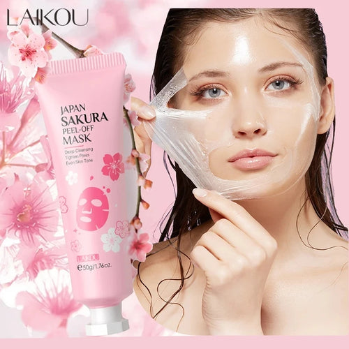 LAIKOU 24K Gold Sakura Peeling Face Mask Anti Wrinkle Whitening