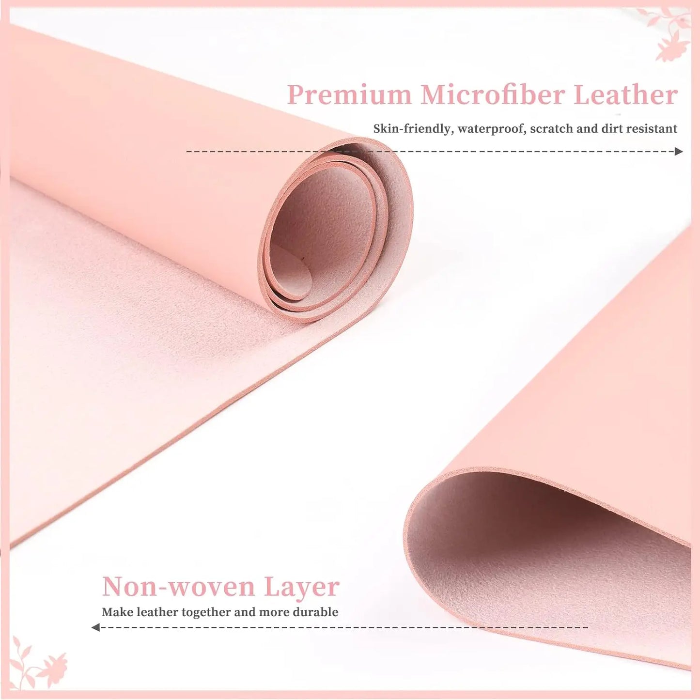 Pink Nail Art Table Mat, Portable Nail Art Armrest Professional Table