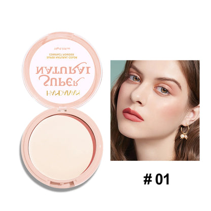 8 Color Matte Face Pressed Powder 24 Hours Oil Control Natural Setting
