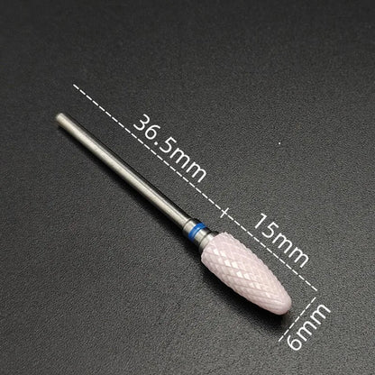 Ceramic Carbide Nail Drill Bit Rotate Burr Milling Nail Cutter Bits