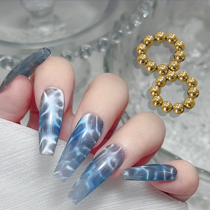 10pcs/20pcs Water Ripple Cat Eye Magnetic Gel Beads Multifunctional