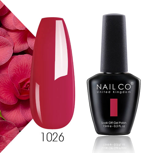 NAILCO 15ml Translucent Color Gel Nail Polish Vernis Semi Permanent UV