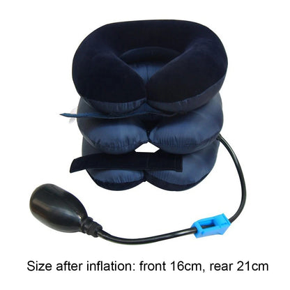 Inflatable Neck Stretcher Support Air Cervical Traction 3 Tubes Neck