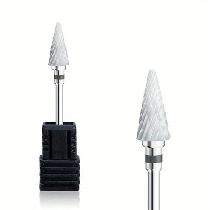 1Pcs Ceramic Milling Cutter Nail Drill Bits Electric Manicure Drills