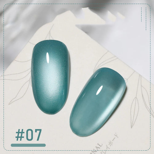 5g/Bottle White Moonlight Nail Cat's Eye Gel Magnetic Satin Gel Polish