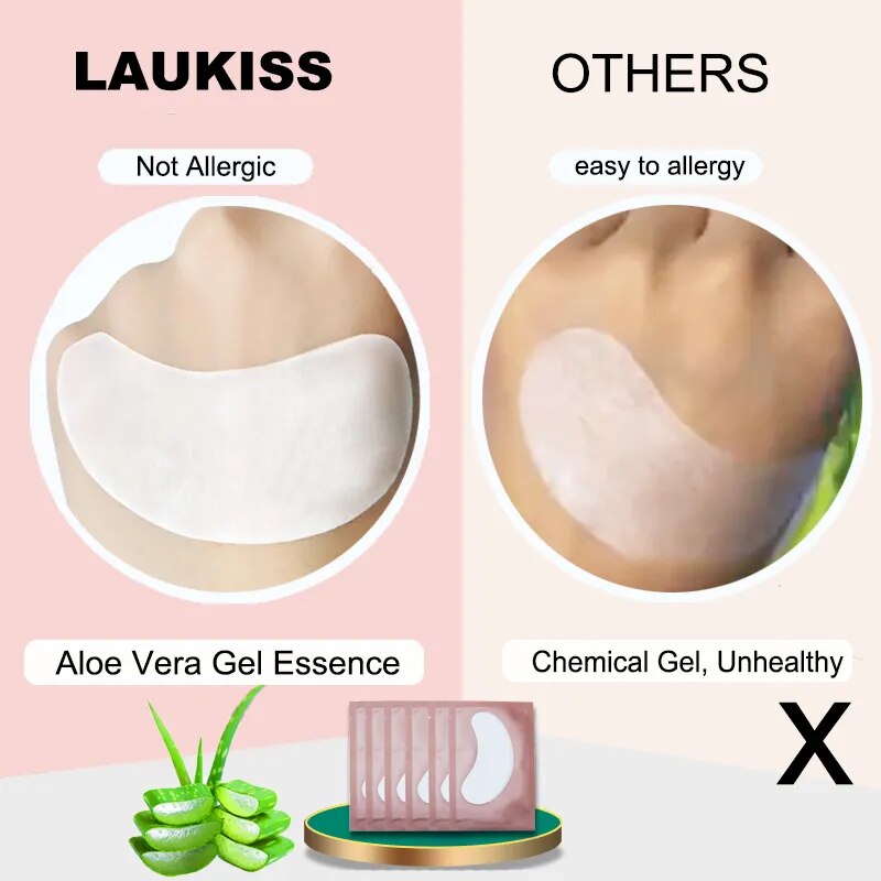 25/50/100Pairs Eye Patches Under Eyelash Pads for Building Hydrogel