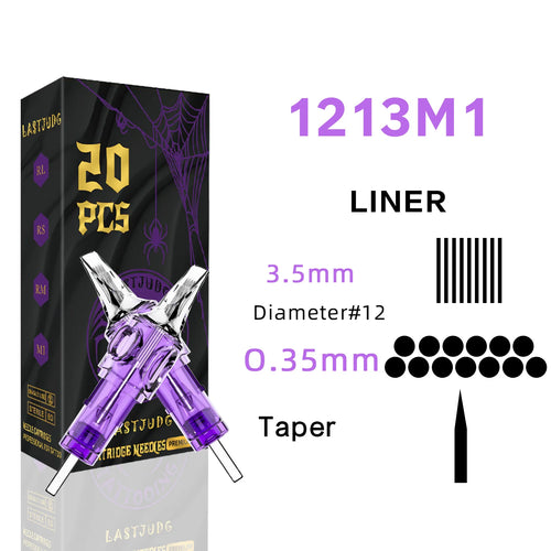 LASTJUDG Tattoo Needles 20PCS Disposable Tattoo Needles RL RS M1 RM