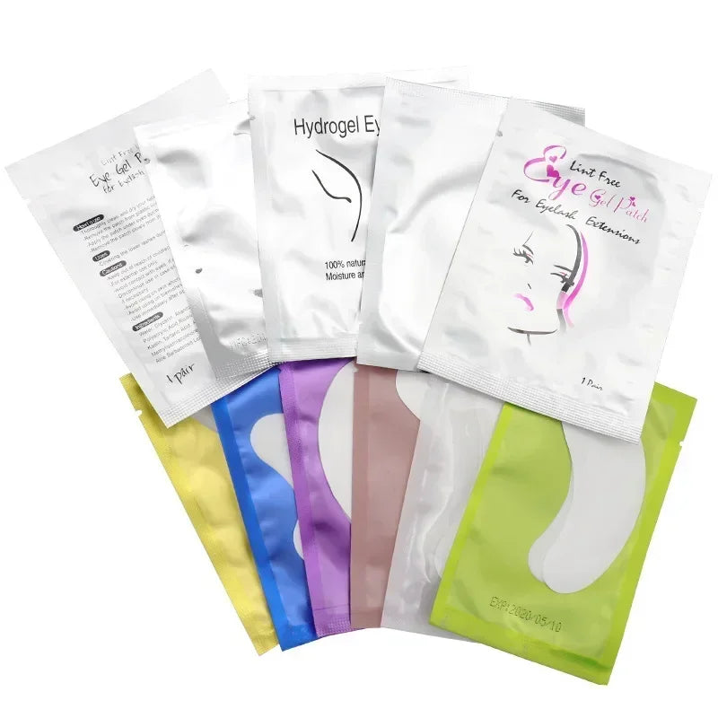 50Pairs Eyelash Pad Gel Patch Grafting Eyelashes Under Eye Patches For
