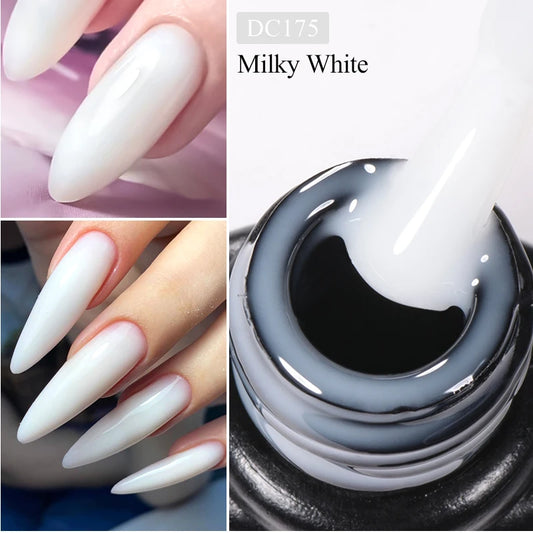 Mtssii 7ml Milky White Quick Extension Gel Nail Polish Nude Construct