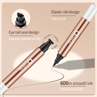 O'CHEAL Eyeliner Stamp Black Liquid Eyeliner Pen Waterproof Fast Dry