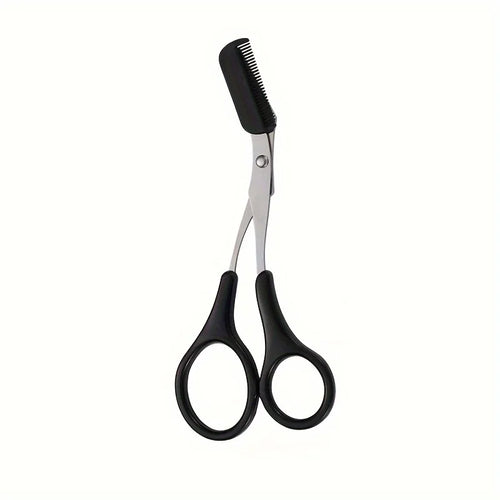 1/3pcs stainless steel eyebrow clip comb Scissors Eyebrow trimmer