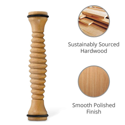 Wooden Massager Body Back Wooden Foot Roller, Foot Massager for