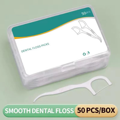 1/3/6/20 Box Portable Disposable Dental Floss Plastic Toothpick