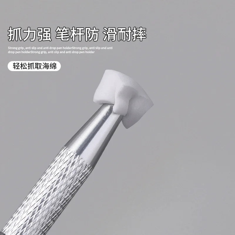 100pcs Gradient Sponge Brush for Nail Art, Gel Polish Brush, Glitter