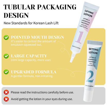Libeauty Lash & Brow Perming Set for Lash Brow Lift Perm Fixation Tube