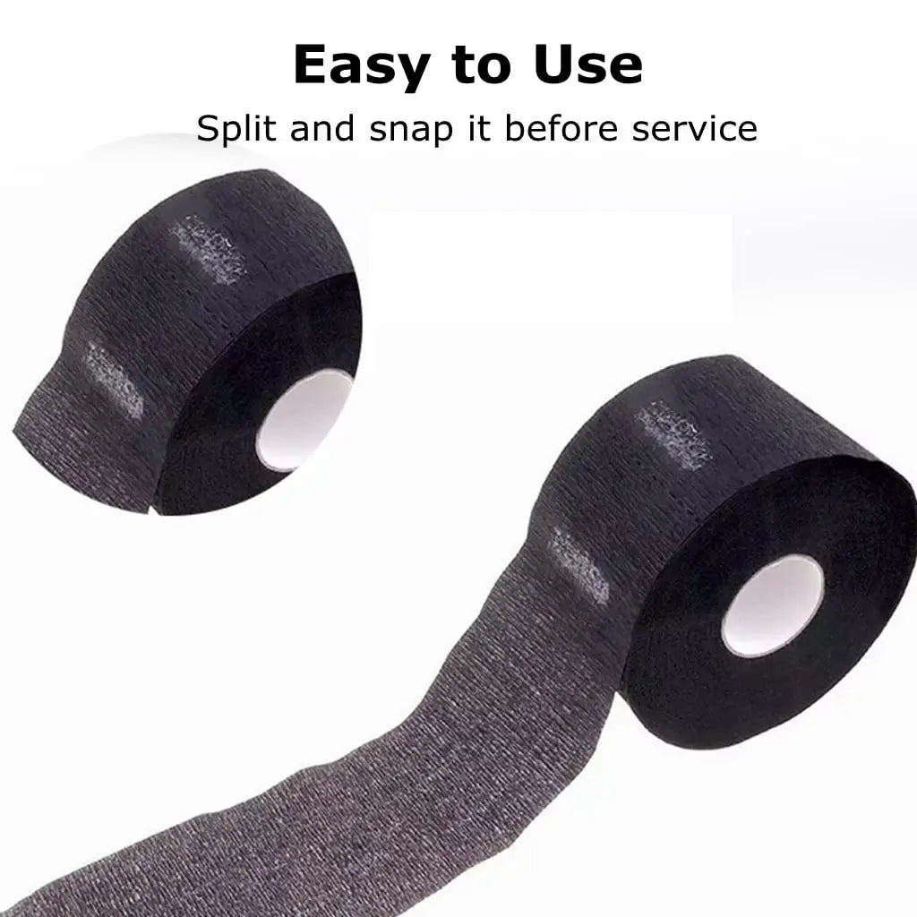 Barber Professional Black Neck Paper Barber Disposable Tissue Collar