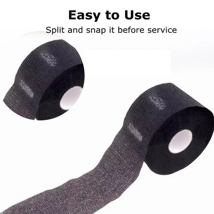 Barber Professional Black Neck Paper Barber Disposable Tissue Collar