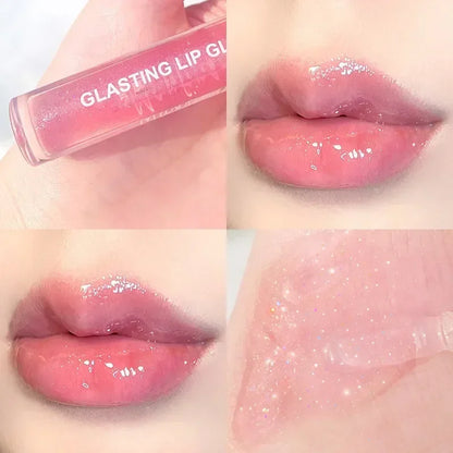 Mirror Water Lip Gloss Lip Glaze Transparent Glass Lip Oil Waterproof Lasting Liquid Lipstick Lipgloss Lipgloss Lips Cosmetics