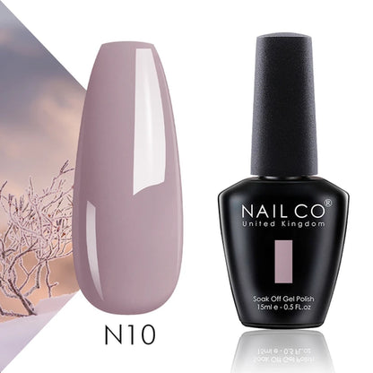 NAILCO 15ml Translucent Color Gel Nail Polish Vernis Semi Permanent UV