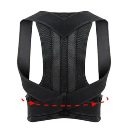 1pcs Adjustable Back Posture Corrector With Breathable Shoulder And