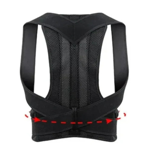 1pcs Adjustable Back Posture Corrector With Breathable Shoulder And
