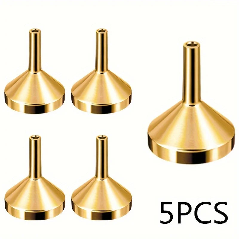 1/3/5pcs Refillable Perfume Bottle Funnel, Mini Perfume Travel Bottle