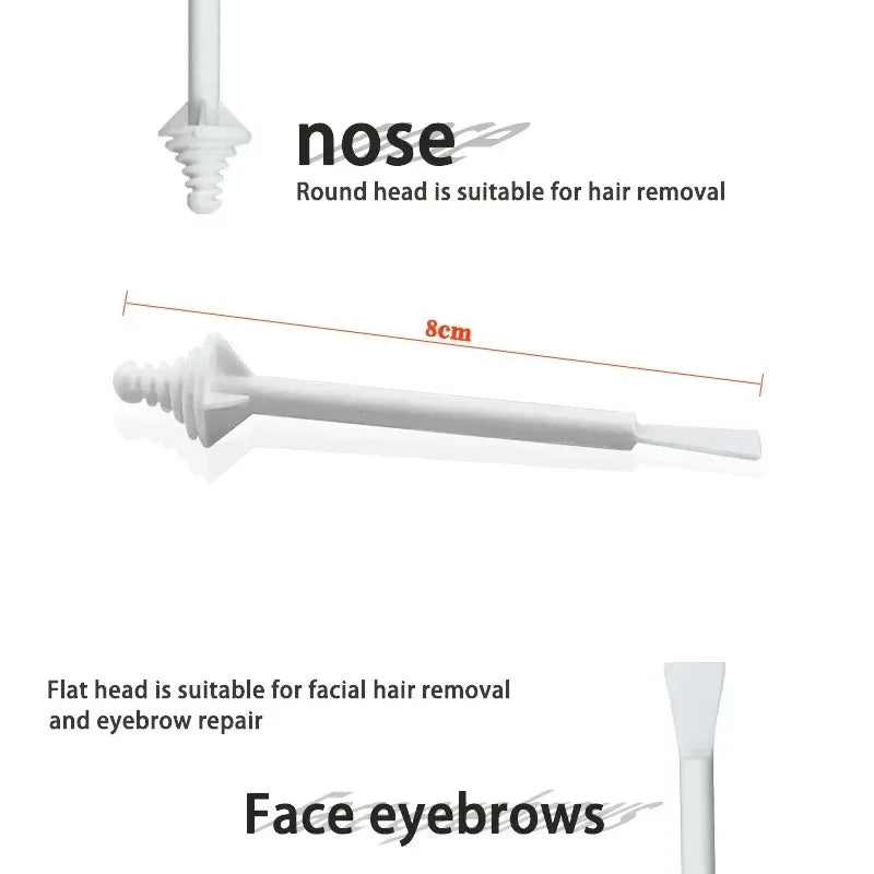 Nose Wax Kit | There are Wax and Applicators | Hair Removal Kit for