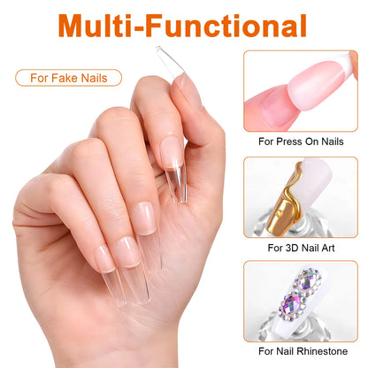 8g Multifunctional Solid Nail Tips Gel - Non-Stick Hand Nail Gel