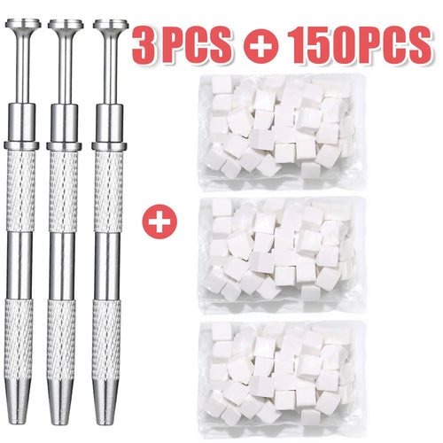 LINMANDA 200/50PCS Nail Sponge Sponge with Grab Pen and Sponge Grab