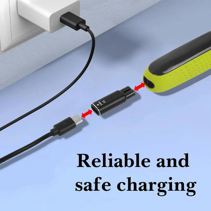 5V Type-C Shaver Adapter Charger Converter Compatible with Philips One